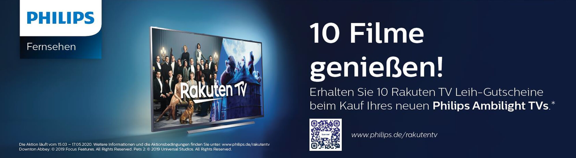 Philips Rakuten TV Aktion