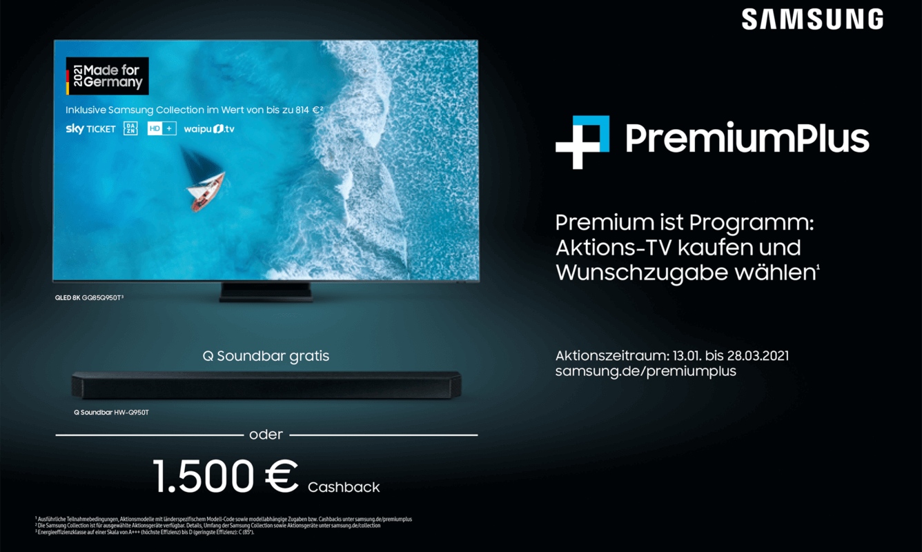 Samsung Premium Plus Aktion 2021