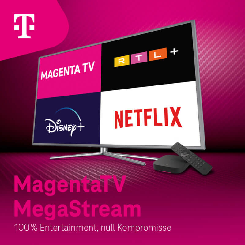 Entdecken Sie das größte Streaming-Erlebnis zum unschlagbaren Preis – MagentaTV MegaStream.