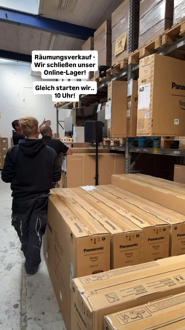 Räumungsverkauf - Wir schließen unser Online-Lager! 
Gleich starten wir.. 
10 Uhr! 