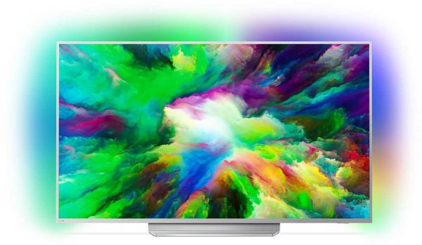 Philips 49 PUS 7803 - Ambilight 4K TV | 49 Zoll (123 cm) silber
