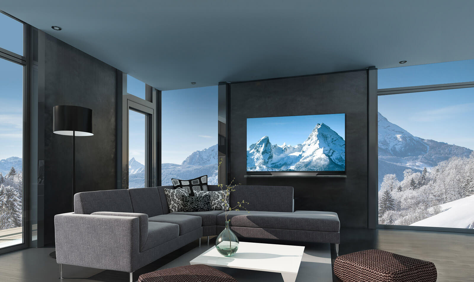 LG OLED TVs bringen Stil und Eleganz in Ihren Wohnbereich.