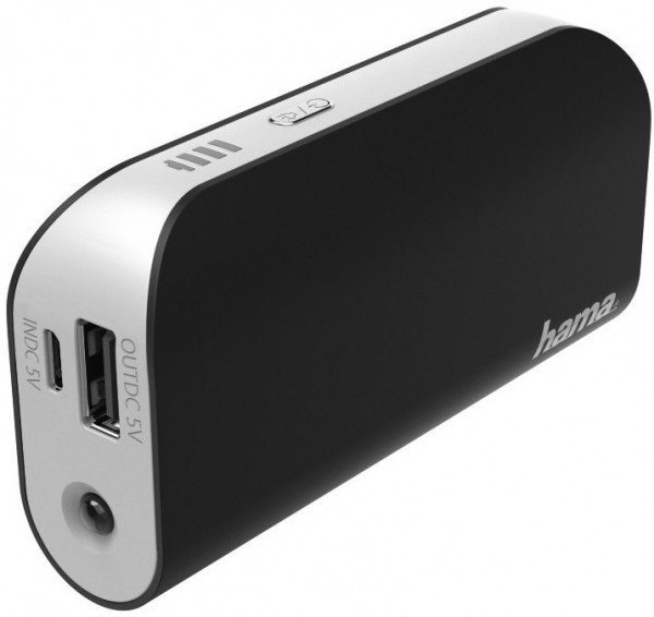 Hama Power Pack Pipe (5200mAh) Schwarz/Grau