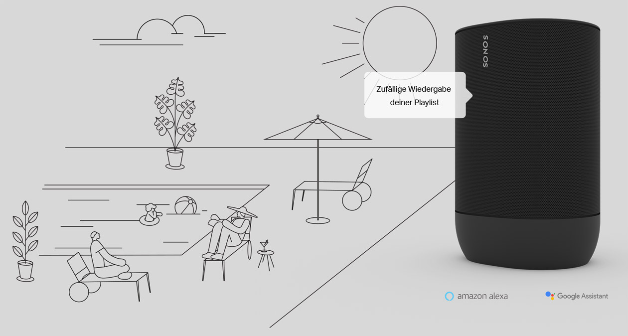 Sonos Move Sprachsteuerung