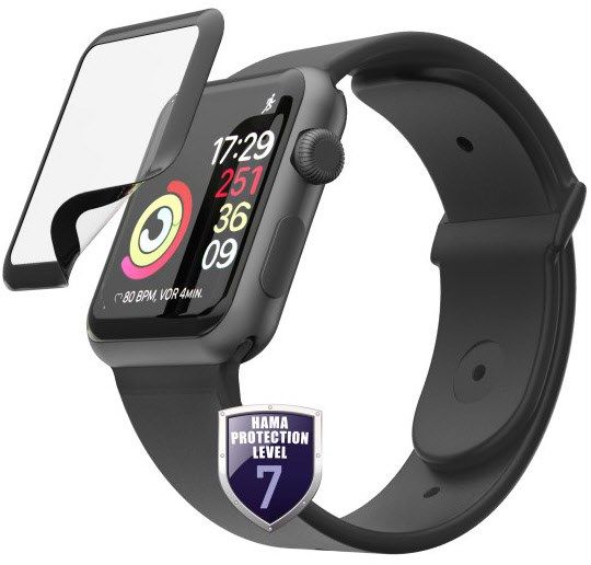 Hama Displayschutz Hiflex für Apple Watch 7 (41mm) transparent