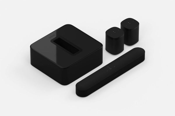 Sonos Beam 5.1 Heimkino Set mit Sub und 2x One SL Schwarz
