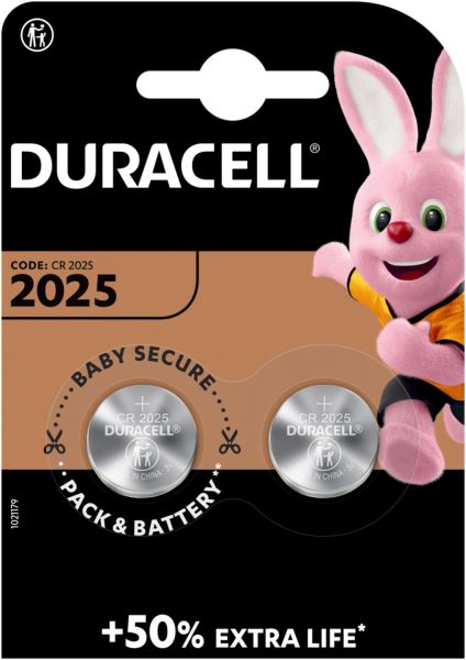 Duracell Lithium CR 2025 2er Blister (0014118)