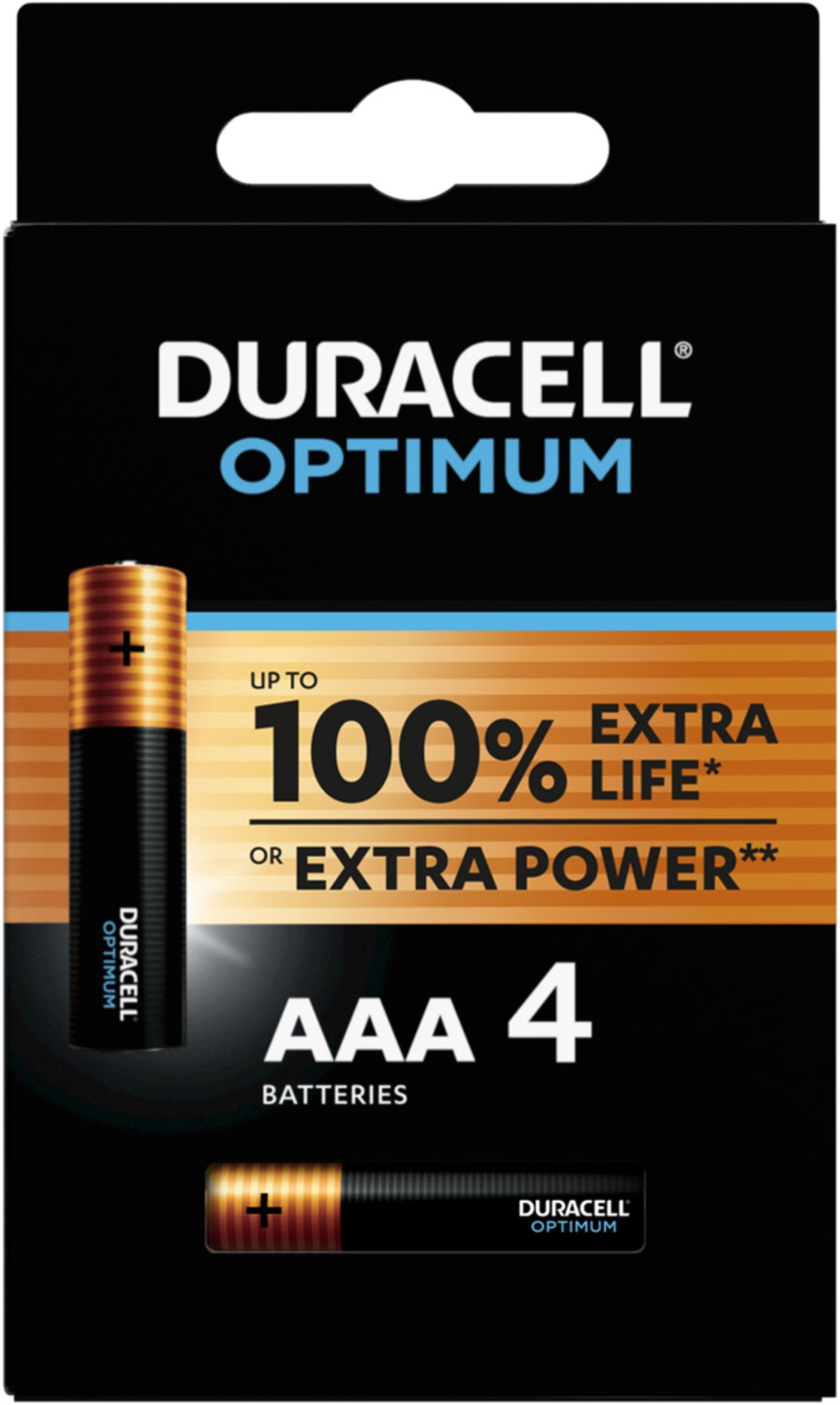 Duracell MN 2400 Optimum AAA 4er Blister (00192926) kaufen bei hifiboehm