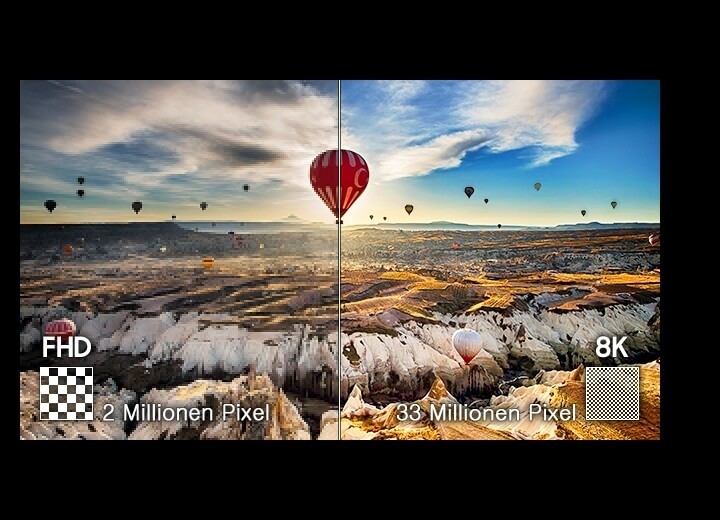 Samsung 8K Vergleich