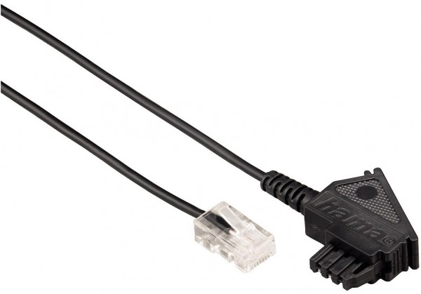 Hama DSL-Box Kabel TAE F - Mod 8p2c (6,0 schwarz