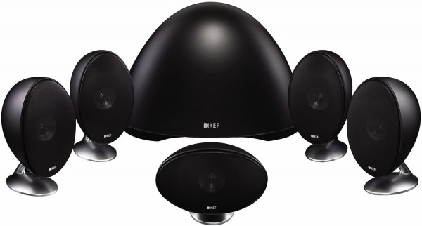 KEF E305 EU schwarz 5.1 Set
