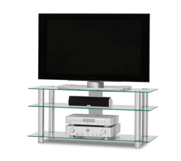 Just-Racks TV1203AL-KG klarglas