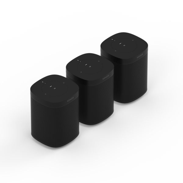 Sonos One 3er Bundle (3 Stück) schwarz