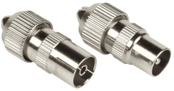 Hama Koax-Set Stecker/Kupplung