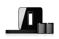Sonos 5.1 Heimkino Set - PLAYBASE, Subwoofer & 2x Play:1 schwarz