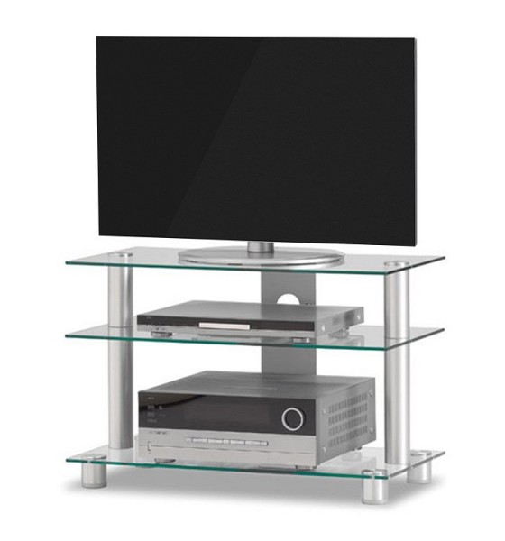 Just-Racks TV8553-AL-KG klarglas