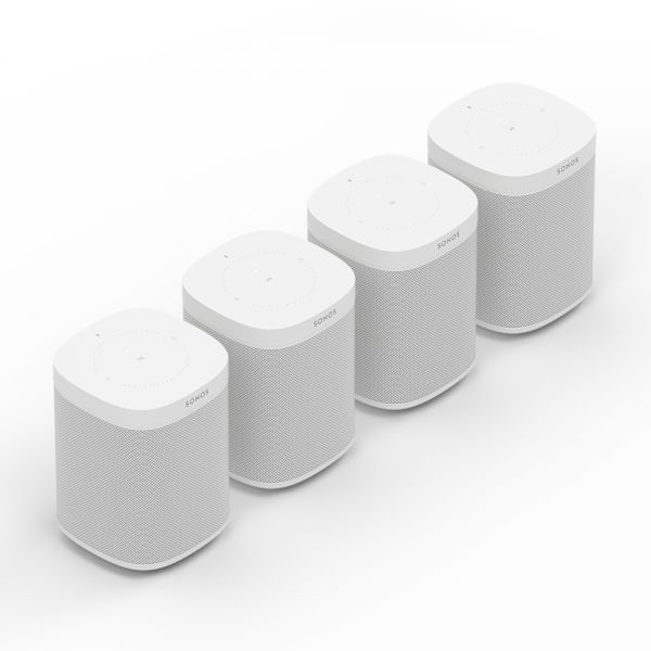 Sonos One 4er Bundle (4 Stück) weiß