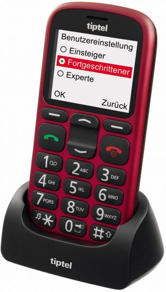 Tiptel Ergophone 6382 GSM (INT) rot