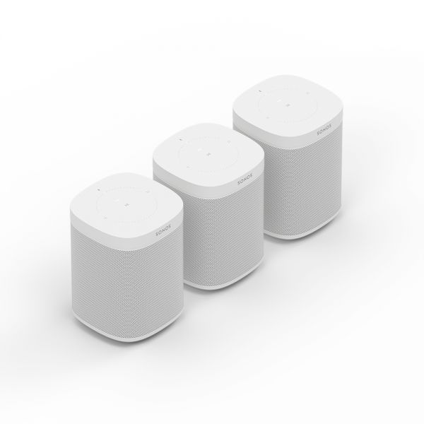 Sonos One (Gen. 2) - 3er Bundle weiß