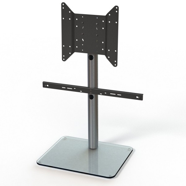 Just-Racks TV600SP-KG inkl. Soundbar-Adapter klarglas