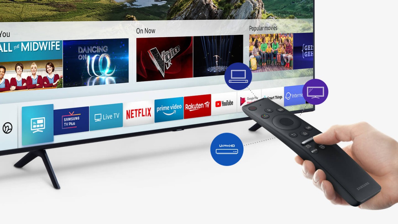 Samsung QLED Smarthub und One Remote