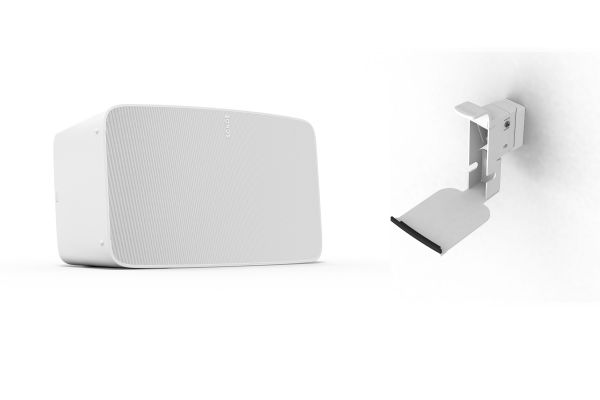 Sonos Five | WLAN Speaker inkl. Flexson Wandhalterung weiß