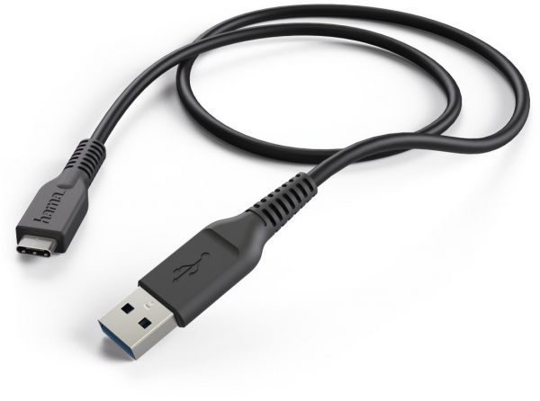 Hama Lade/Sync Kabel USB Type-C (0,6m) schwarz