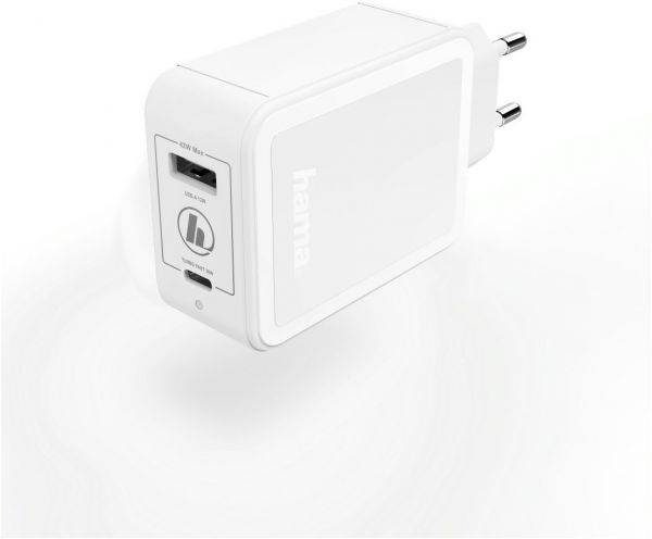 Hama USB-C Ladegerät (42W) weiß