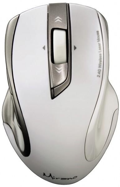 Hama Wireless Laser Mouse Mirano weiß