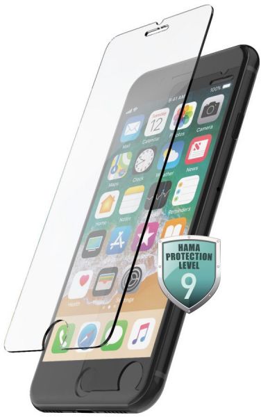 Hama Premium Crystal Glass für iPhone 6/6s/7/8/SE 2020 transparent