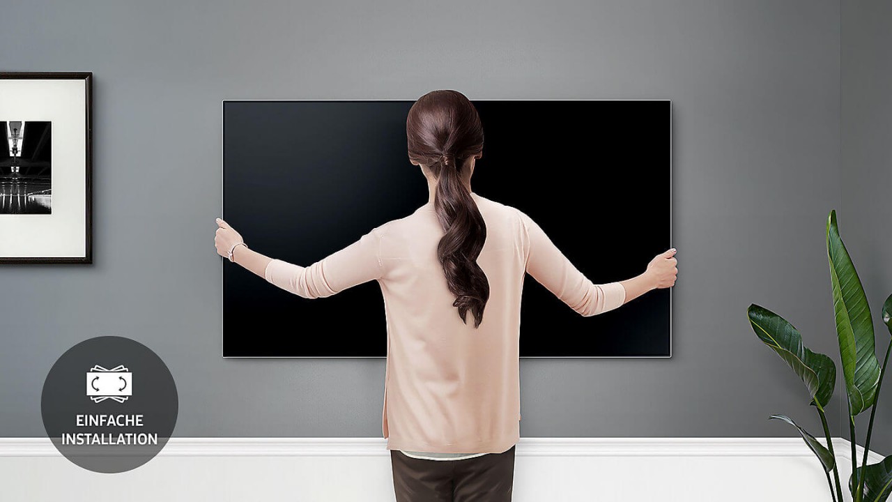 Samsung QLED Wallmount Installation