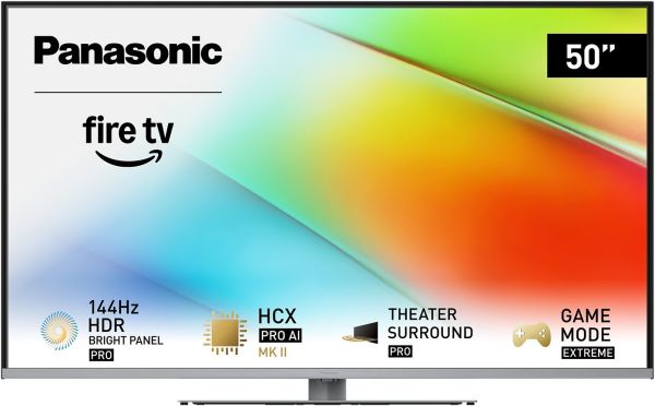 Panasonic TV-50W93BE8 - 4K Smart TV | 50" (126cm) silber | Ausstellungsstück
