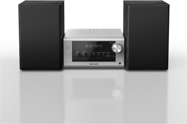 Panasonic SC-PM704EG-S schwarz Hochglanz - silber