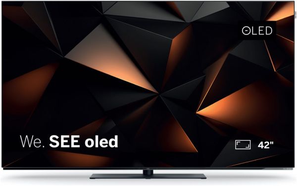 WEBYLOEWE We. SEE 42 oled dc 4K OLED-TV coal black