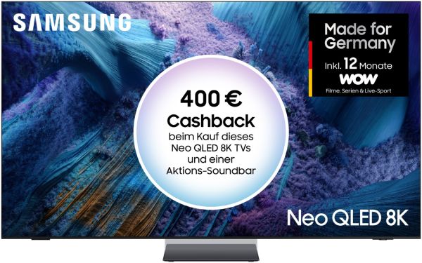 Samsung GQ65QN990FT - Wireless 8K Mini-LED TV |65" (163cm)