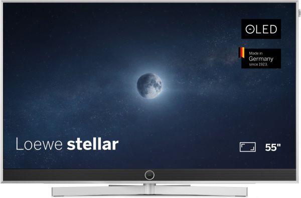 Loewe stellar 55 dr+ OLED-TV mit 1TB HDD | 55" (139cm) concrete | Kundenretoure [gebraucht, wie neu]