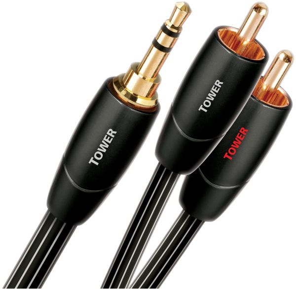 Audioquest Tower 3,5mm Klinke -> Cinch 2.0m