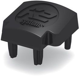 K2 Systems Endkappe für SolidRail Light schwarz-eloxiert