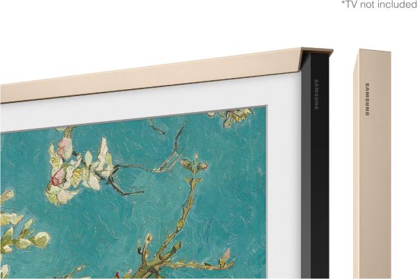 Samsung Austauschrahmen für 55" The Frame TV Abgeschrägt sandgold