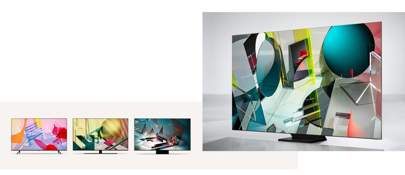 Samsung QLED-TV Modell 2020 - Vergleich