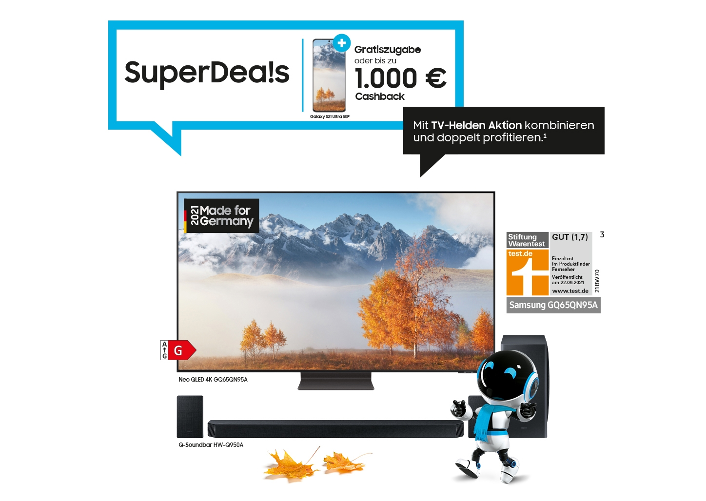 Samsung Superdeals und Helden Cashback Aktion 2021
