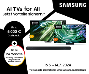 Samsung SmartDeals Cahback TV und Audio 2024