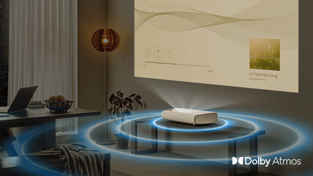 LPU7: Dolby Atmos Sound mit kraftvollen 30 W 2.2-Kanal-Lautsprechern und integrierten Woofer